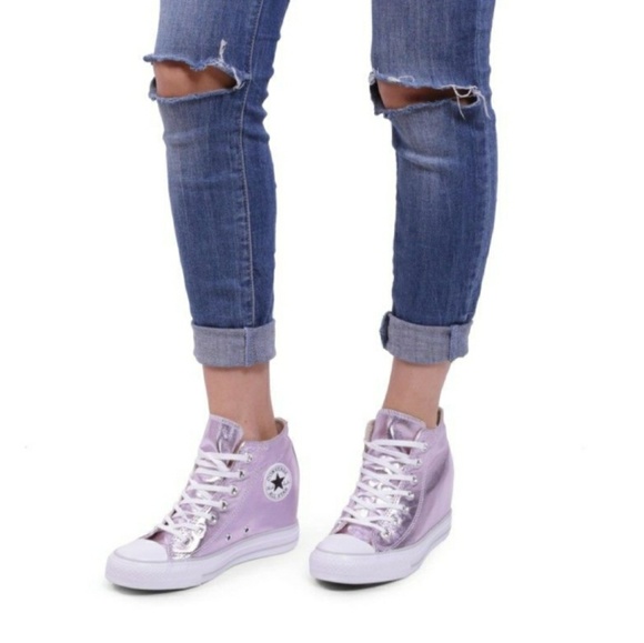 Converse Shoes - NWT Chuck Taylor All Star Lux Mid Wedge Sneakers